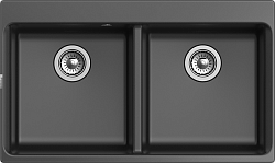 RIVELATO Мойка AXEL 90-2D 2-чаши 870*520мм antracite арт. 250_100_Array